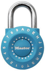 1590D Set-Your-Own Combination Lock - Blue